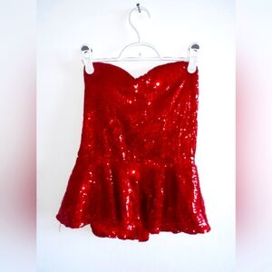 Seductions sequin bustier, M